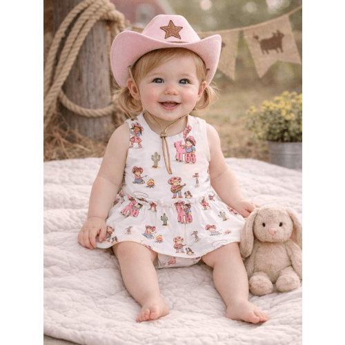 Skirted Bodysuit, Vintage Cowgirls