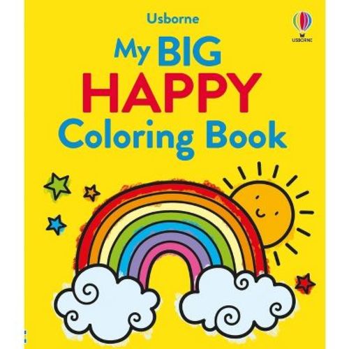 My Big Happy Coloring Book - (My Big Coloring) by Alice James (Paperback)