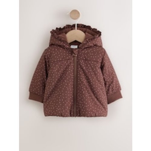 Buy Brown Spotted Hooded Padded Baby Jacket (0mths-2yrs) from Next USA