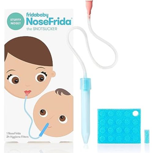 Amazon.com : Frida Baby Nasal Aspirator NoseFrida the Snotsucker with 24 Extra Hygiene Filters : Baby