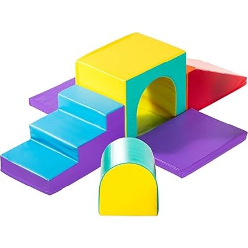 New Bounce Toddler Climbing Toys - Soft Play Set for Kids - Foam Climbing Blocks - Safe Soft Gym Equipment - Great for All Ages