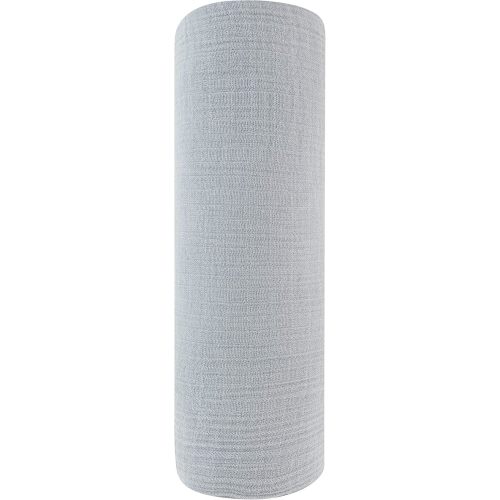Ely's & Co. Cotton Muslin Swaddle Blanket 1-Pack for Baby Boy — 100% Cotton Muslin Extra-Large Swaddle Blankets (47” x 47”) Misty Blue