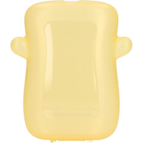 Asixxsix Squeeze Proof Baby Food Pouch Holder, Prevent Squeeze and Mess, Reusable, Food, Easy to Use, for Babies Toddlers Kids (Yellow)