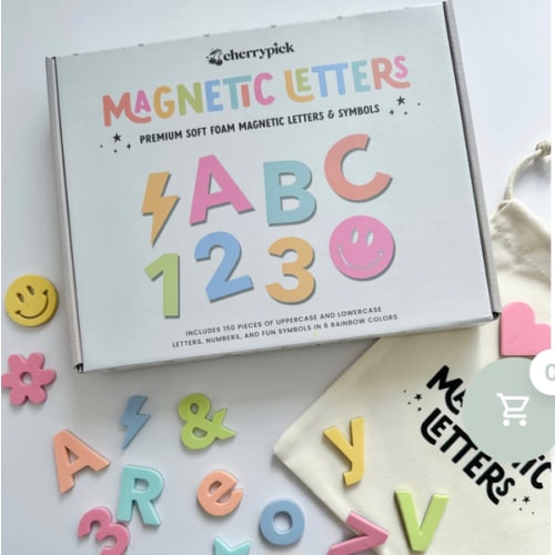 Soft Foam Magnetic Letters & Symbols 150pc Set – Cherrypick