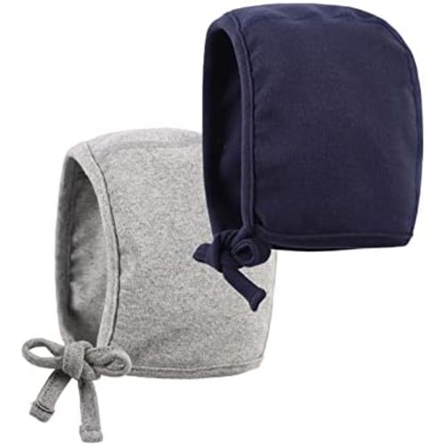 Bamery Infant Baby Bonnet 0-6 Months Newborn Boy Beanie Hat Soft Cotton Baby Girl Turbans Set Single Layer for Spring
