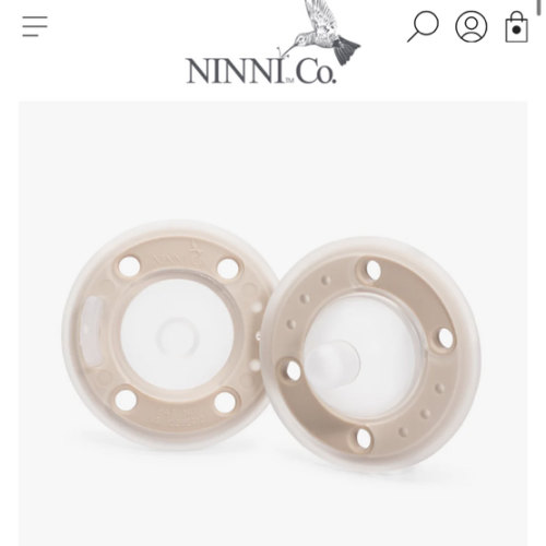 Ninni Pacifier Oatmeal 2 Pack