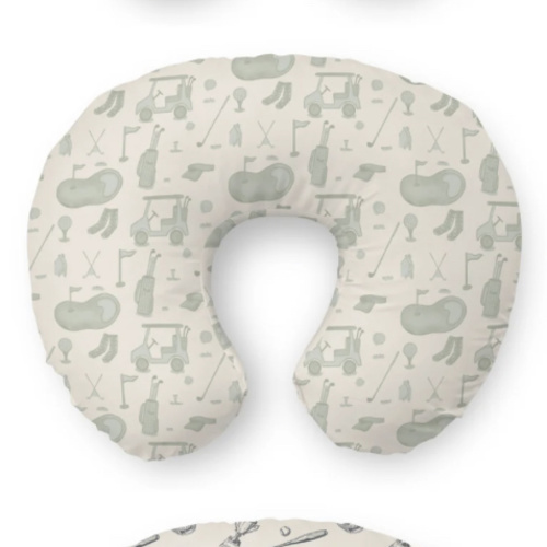 Golf Nursing Pillow Cover to match