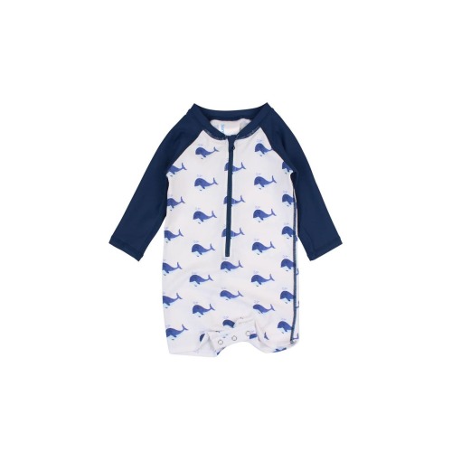 Boys Long Sleeve One Piece Rash Guard