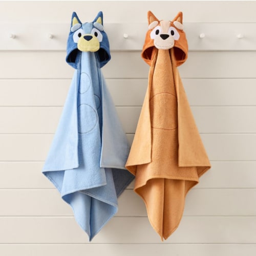 Bluey Critter Kid Hooded Towel | Pottery Barn Kids