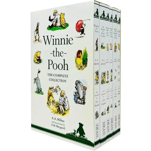 Winnie-the-Pooh The Complete Fiction Collection 6 Books Box Set