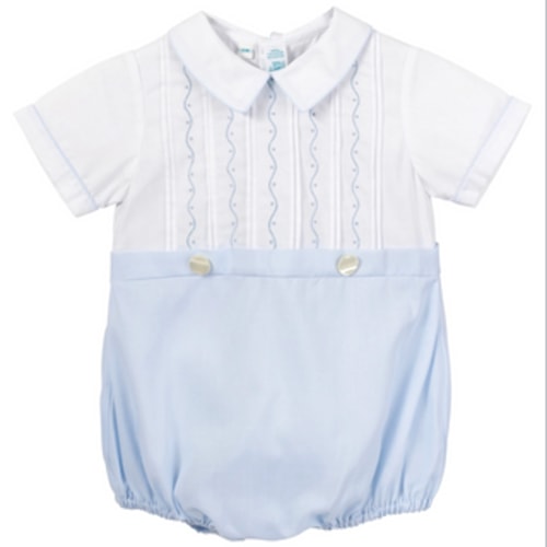 Embroidered Mock Two-Piece Creeper | Feltman Brother's – Tiny Town Inc