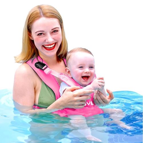 Baby Carrier, Dual-Use Adjustable Baby Sling Support Infant Chest Holder with Drawstring Backpack for Newborn to Toddler 13-33 lbs Swimming Pool Beach Land (Blue)