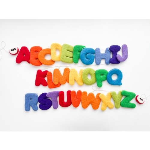Felt Alphabet Letter Garland