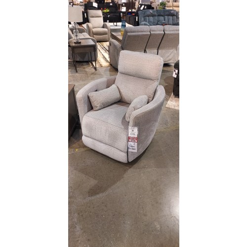 Durham Silver Swivel Power Recliner