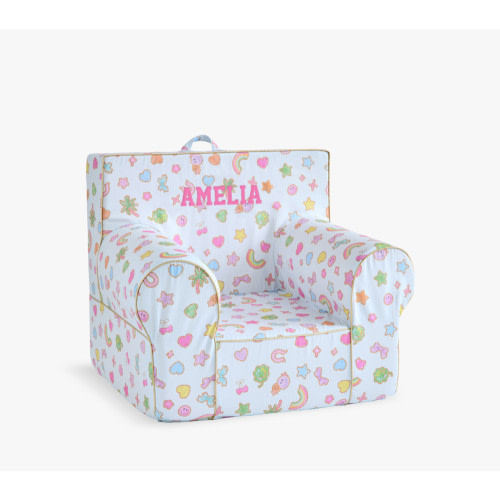 Kids Anywhere Chair Printed Slipcover Only, Stoney Clover Lane