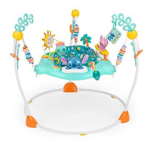 Bright Starts Disney's Stitch Little Ohana Activity Jumper with 10+ Toys & Activities
