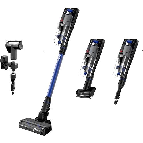 Bissell PowerClean FurFinder 200W Self-Standing Cordless Vacuum w/Tangle Free Brush Roll, Strong Suction, Removeable Battery, Wall Mount, Upholstery Tool & Bright Headlights