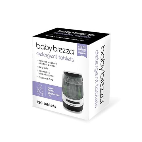 Baby Brezza Detergent Soap Tablets for Bottle Washers, 120 Tablets