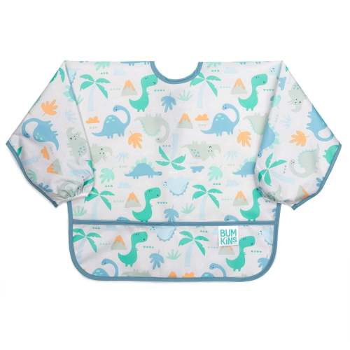 Sleeved Bib for Baby & Toddler 6 to 24 months – Dinosaurs | Bumkins Baby