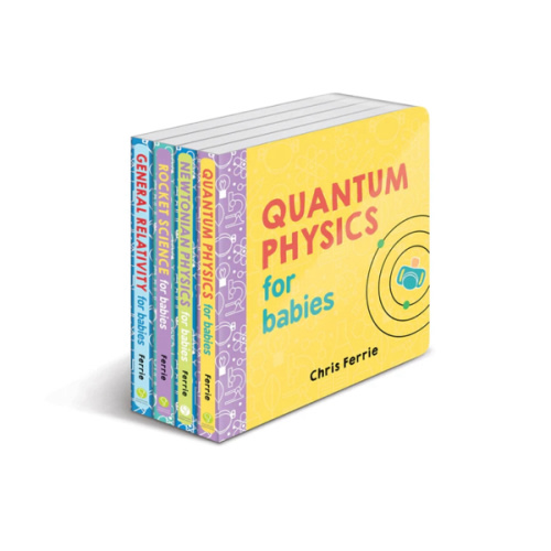 Baby University Four-Book Set (Quantum Physics, Rocket Science, General Relativity, Newtonian Physics)