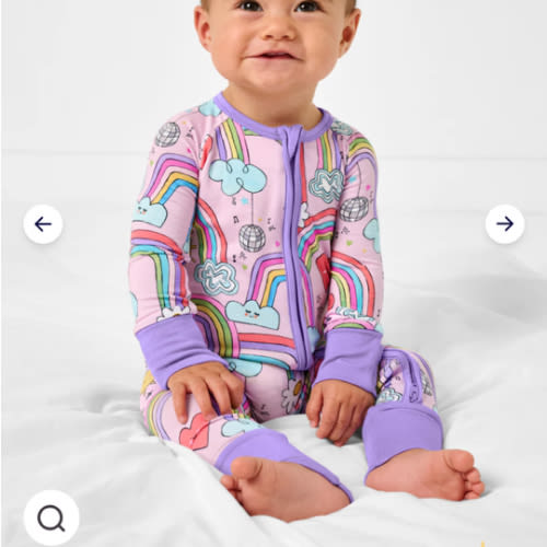 Disco Rainbows Zippy | Little Sleepies