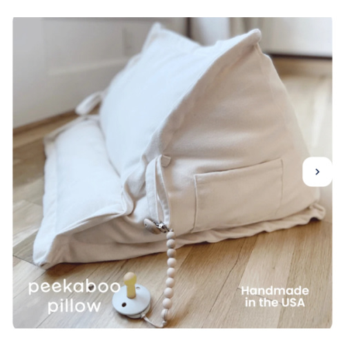 Peekaboo Pillow™ Official Site - Organic Infant Lap Pillow