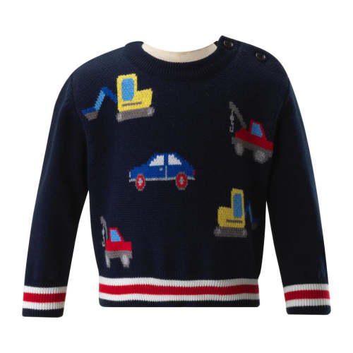 Sweater - Motor Instarsia (6-9M)