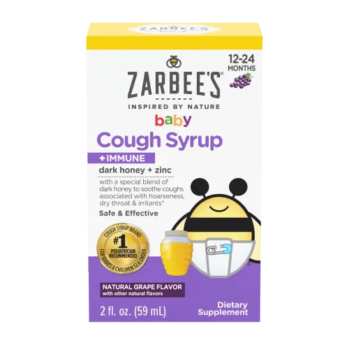 Baby Cough Syrup + Immune | Zarbee’s®