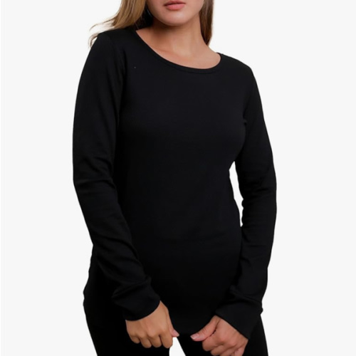 Cottonique Thermal Base Layer Long Sleeve for Women with Skin Allergies and Sensitive Skin