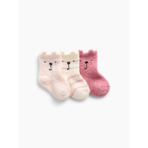 Baby Cozy Bear Socks (3-Pack)