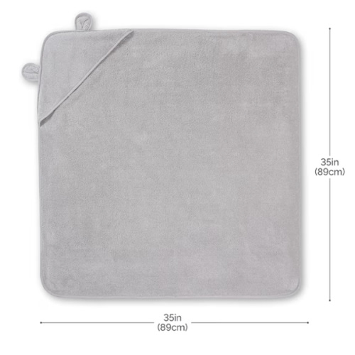 Natemia Premium Hooded Baby Bath Towels - 100% Turkish Organic Cotton, Award Winning Baby Towels with Hood, Soft on Sensitive Skin, Toddler Towel for Boys and Girls, Registry Search