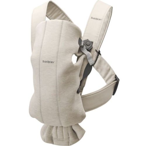 Baby Carrier Mini In 3D Jersey - Light Beige | Baby Bjorn