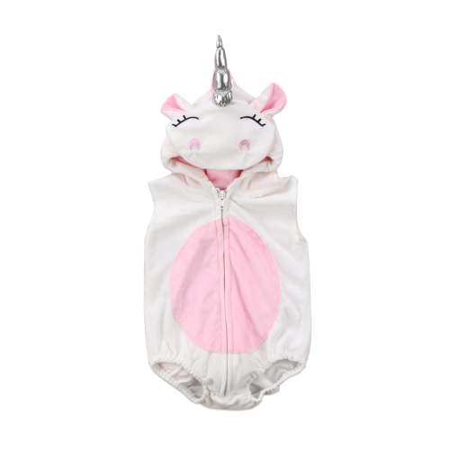 Infant Baby Girl Unicorn Sleeveless Romper Top Jumpsuit Costume Outfits Clothes