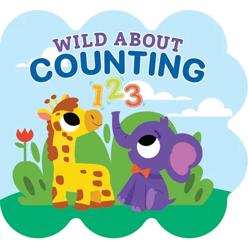 Wild About Counting - A Fold-Out Accordion-Style Book for Babies and Toddlers - Learn to Count