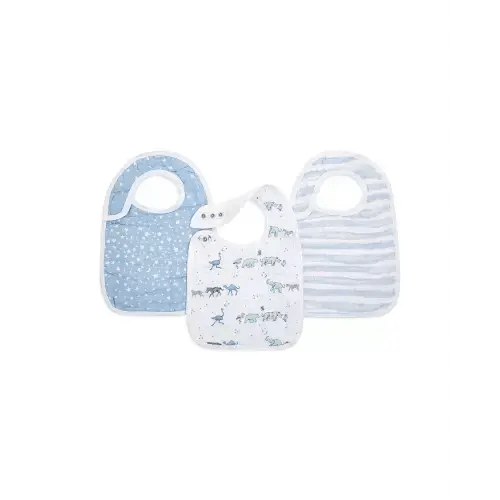3 Pk. Classic Snap Bibs