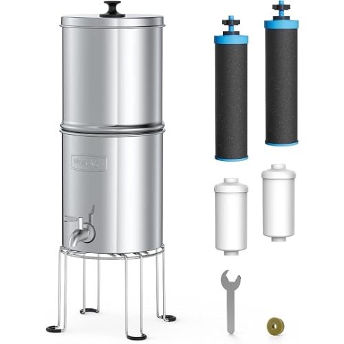 Waterdrop TK-AD-FS Alkaline Gravity Water Filter System, Increase PH