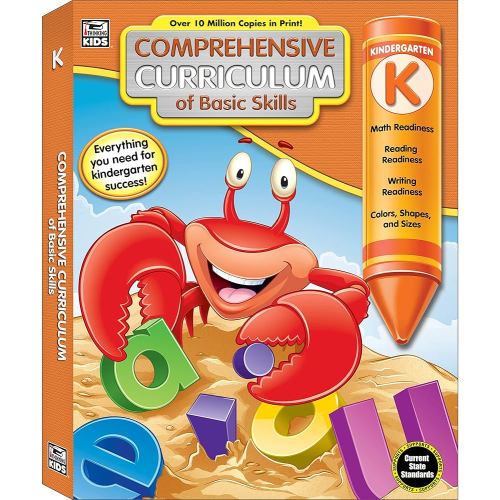 Comprehensive Curriculum of Basic Skills Kindergarten Workbooks All Subjects, Kindergarten Math, Reading Comprehension, Writing Practice, and More, Classroom or Homeschool Curriculum