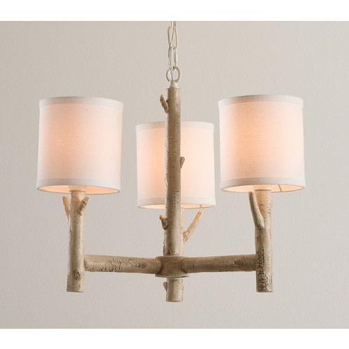 Birch Chandelier (16")