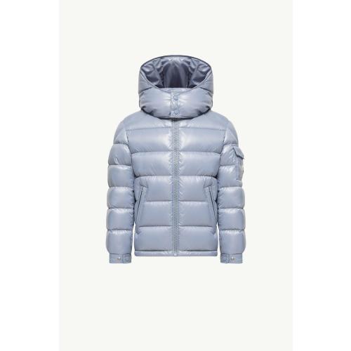 Light Blue New Moncler Maya Hooded Down Jacket - Down Jackets & Vests for Children | Moncler US