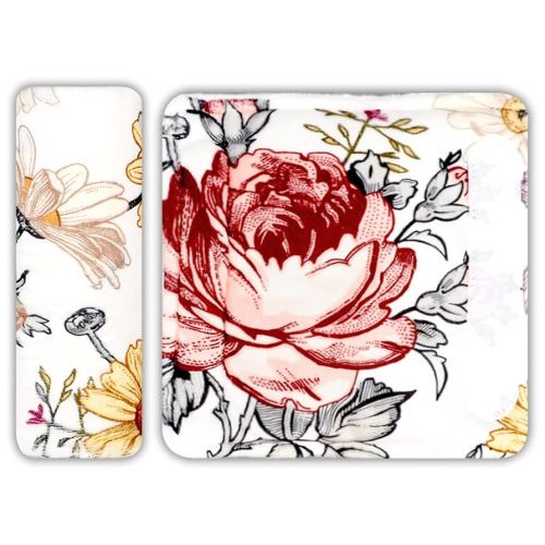 Baby Car Seat Strap Covers Shoulder Pads for Baby Kid, Super Soft Infant Carseat Belt Covers for All Car Seat Stroller, Floral