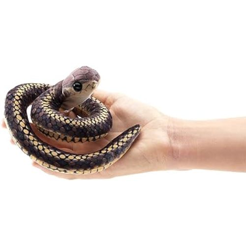 Folkmanis Mini Snake Finger Puppet Brown, 1 EA