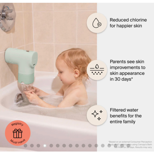 Filtro de bañera para bebés