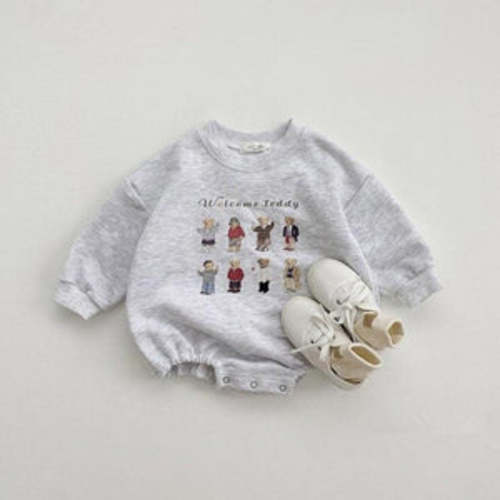 Welcome Teddy Romper – Teeny Mini Me