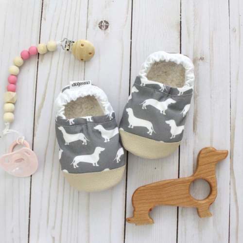 Weiner Dog Baby Shoes Dachshund Baby Booties Weiner Dog Kids Slippers Vegan Soft Sole Shoes Weiner Dog Baby Shower Gift Vegan Gift - Etsy