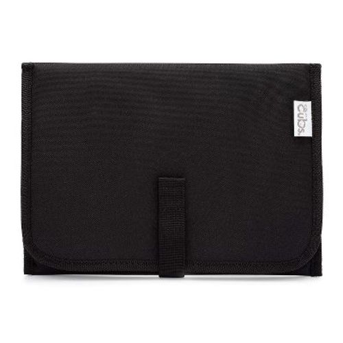 Portable Diaper Changing Pads For Newborn Girl & Boy, Compact By Comfy Cubs (solid Black, Compact)