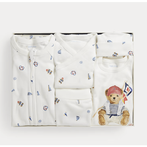Polo Bear Cotton 6-Piece Gift Set