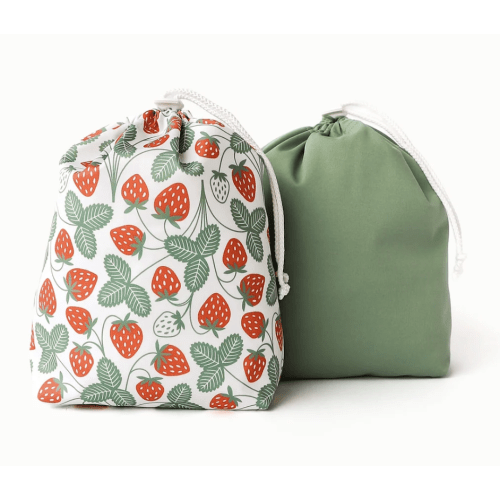 Wet Dry Diaper Bag - Esembly Baby - WWF Strawberries