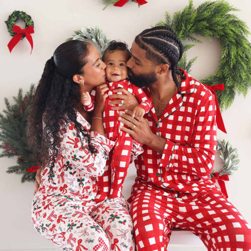 Checking It Twice Adult Two Piece Pajama Set