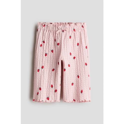 TEXTURED JERSEY PANTS