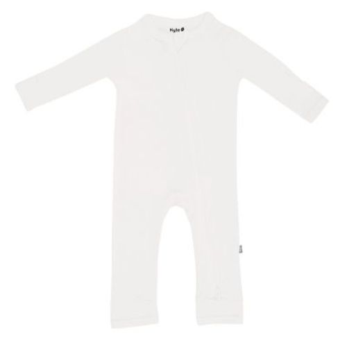 Kyte Baby Zippered Romper in Cloud